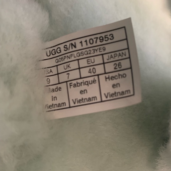 Ugg Australia Oh Yeah Slides in retro mint Size 9 - Picture 7 of 8